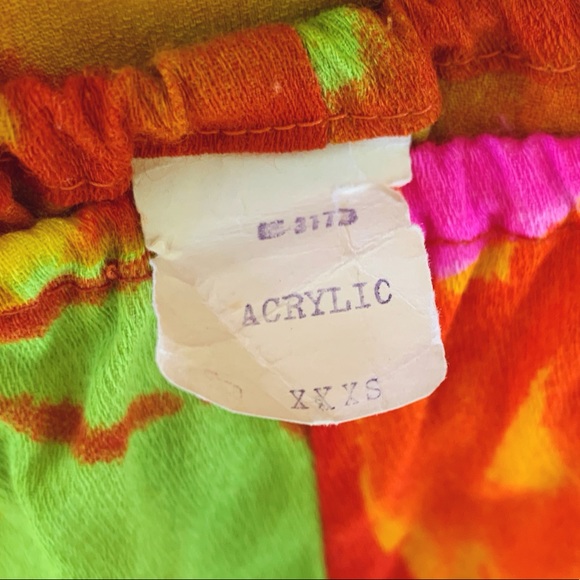 SOLD 60's Karen Ann Psychedelic Duster & Hot Pants - Picture 8 of 8